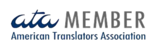 Member American Translators Association